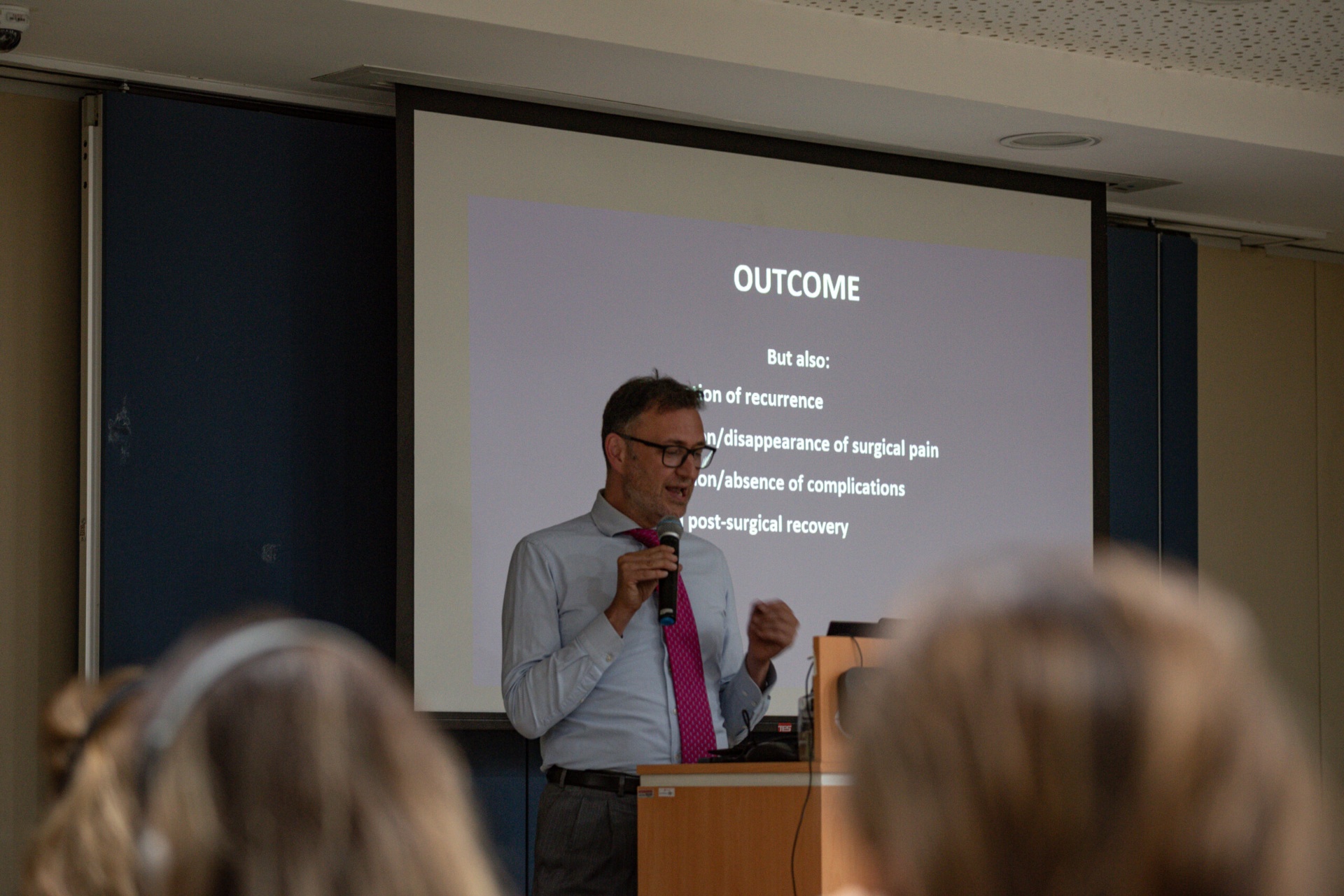 Palestra internacional sobre outcomes cirúrgicos